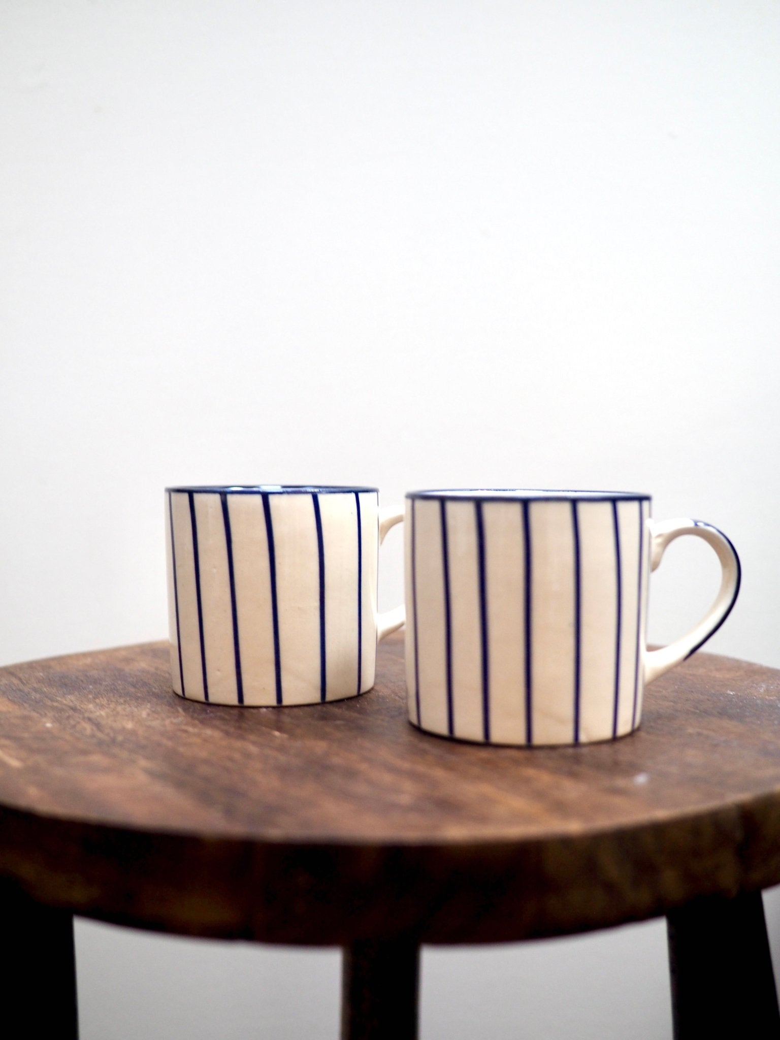 Ceramic cups in Indigo Blue - Set of Two - TSL