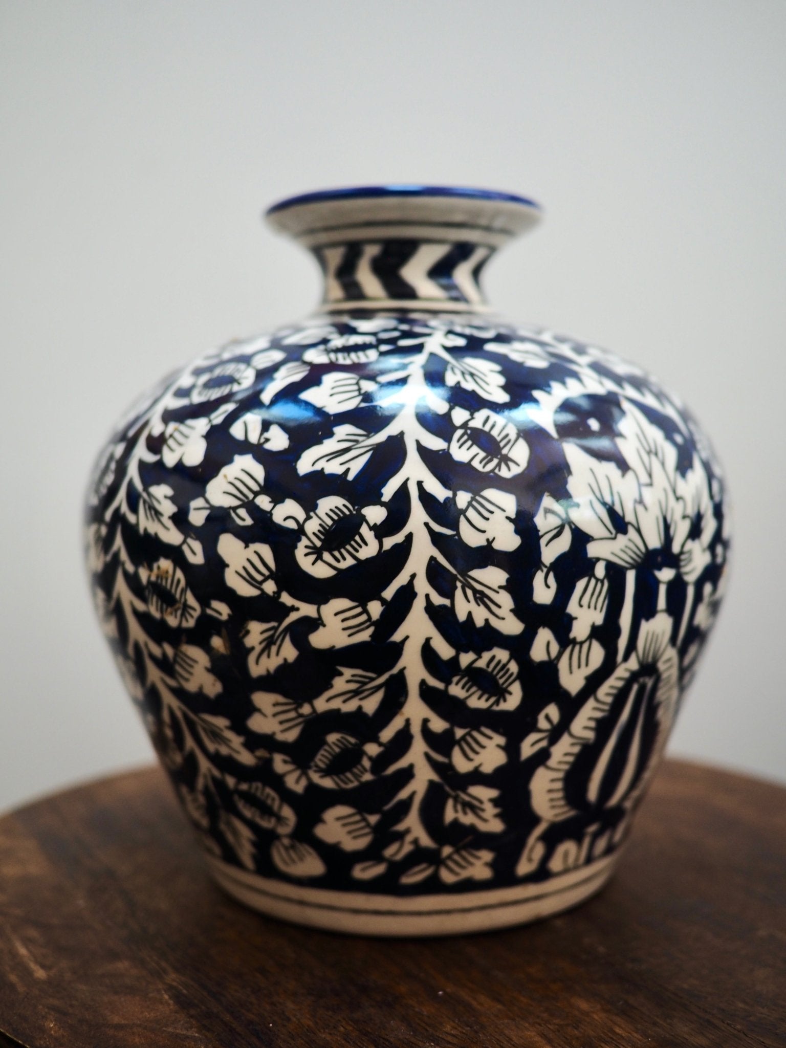 Ceramic Indira Vase in Azure - TSL