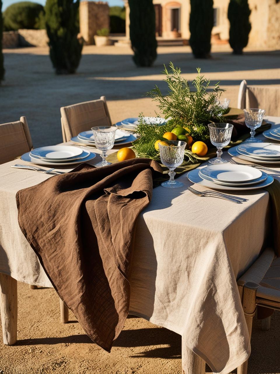 Linen Napkin in Chocolate - TSL