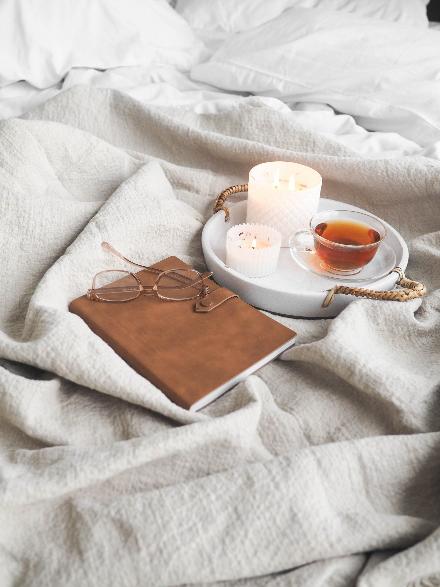 Luxurious 100% Linen Throw - Oatmeal - The Sustainable Life