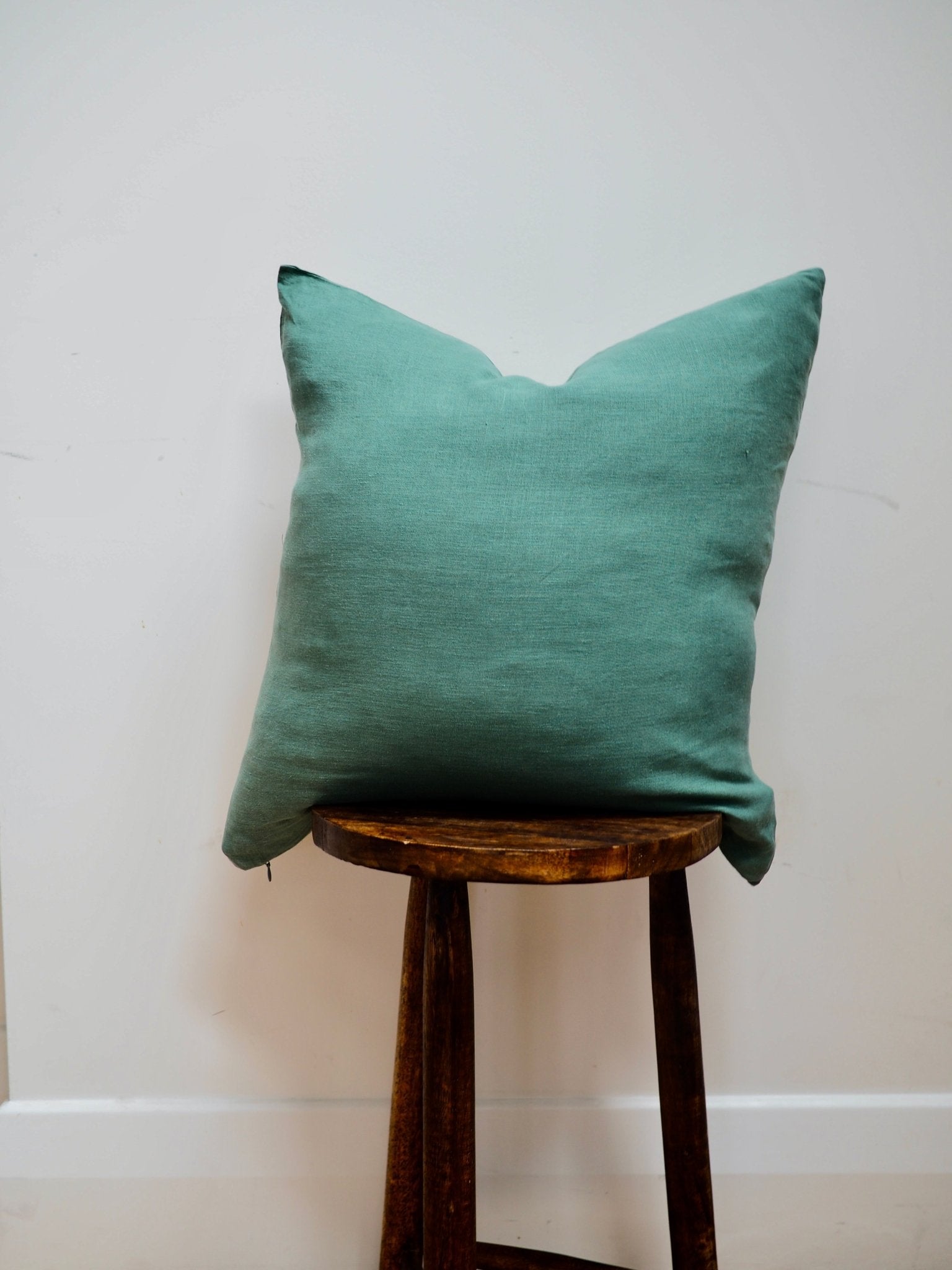 Pure French Linen Cushion Cover in Moss - TSL
