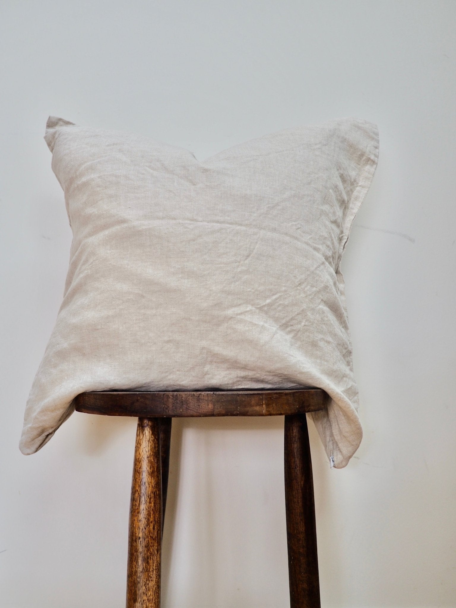 Pure French Linen Cushion Cover in Oatmeal - TSL